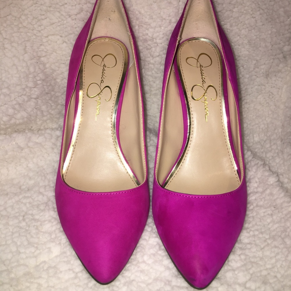 Jessica Simpson Fuchsia Heels
